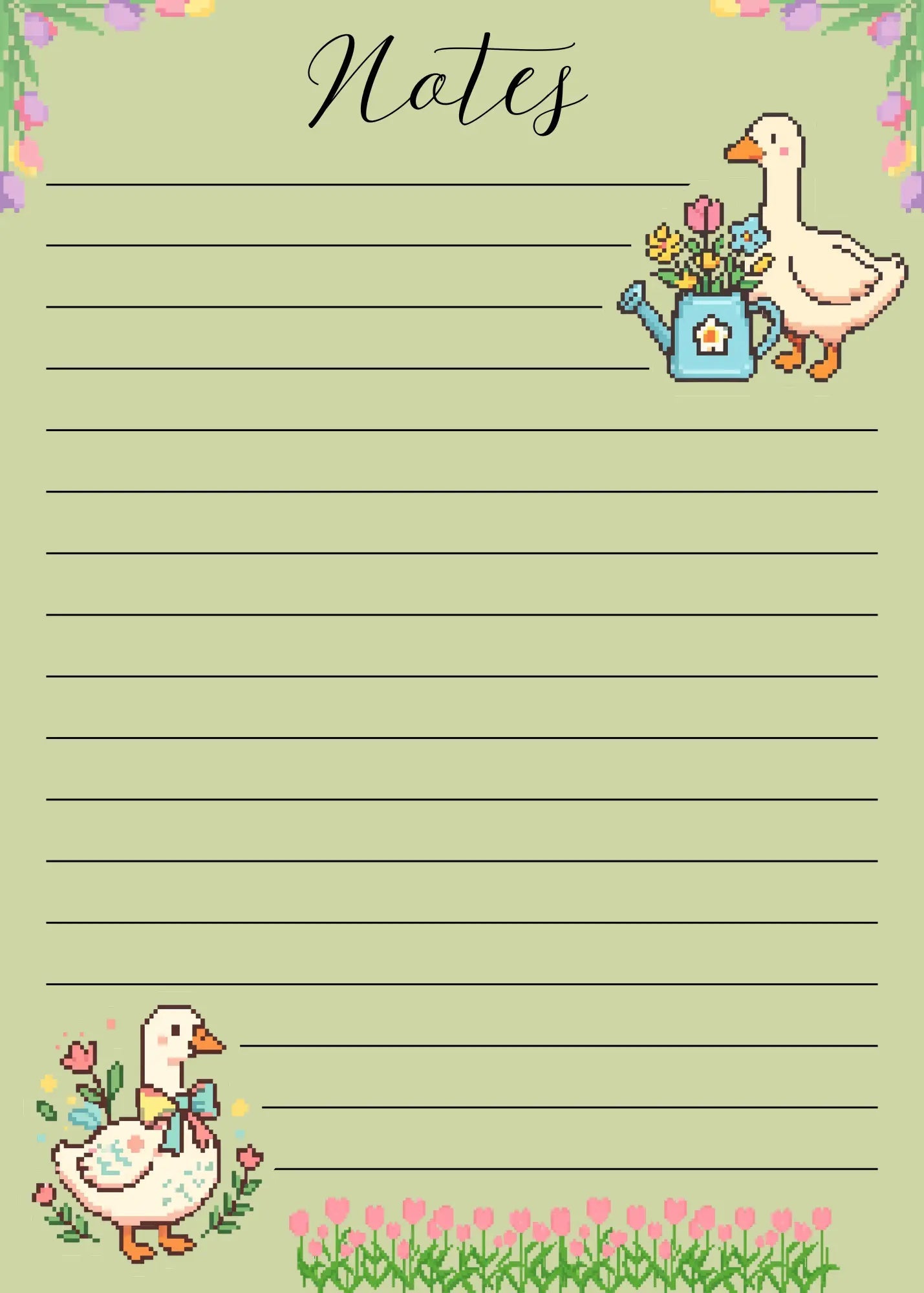 Meadow Goose Notepad - Twilight Boutique and Stationeries