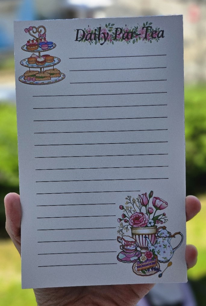 Afternoon Tea Notepad Twilight Boutique and Stationeries