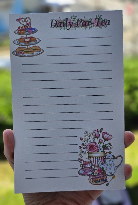 Afternoon Tea Notepad Twilight Boutique and Stationeries