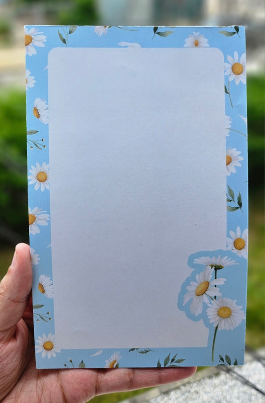 Blue Skies & Daisies Notepad Twilight Boutique and Stationeries