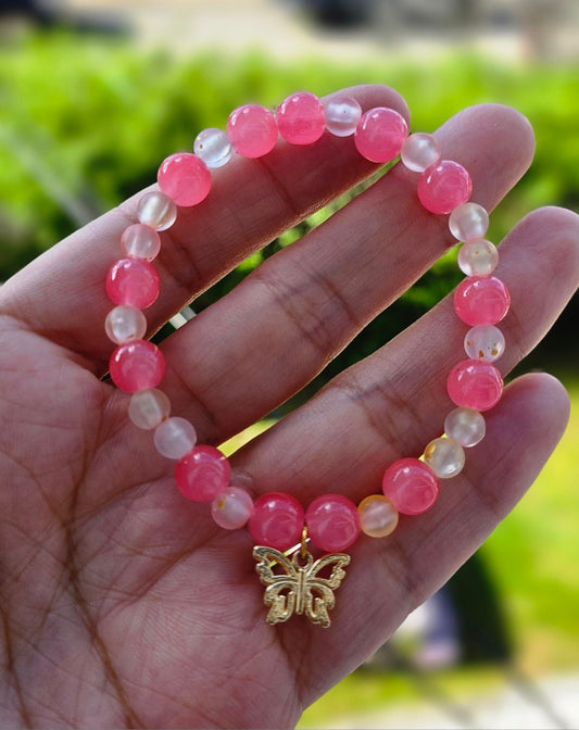 Blush Butterfly Bracelet Twilight Boutique and Stationeries