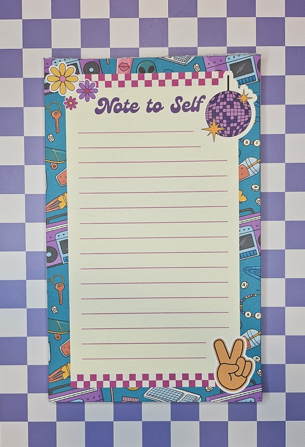 Electric Nostalgia Notepad Twilight Boutique and Stationeries