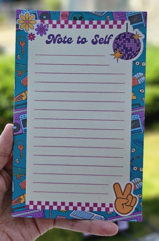 Electric Nostalgia Notepad Twilight Boutique and Stationeries