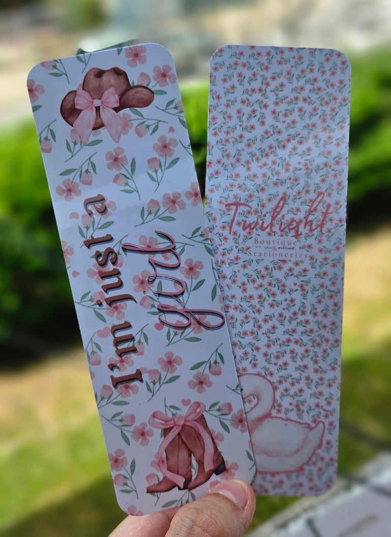 Just a Girl Bookmark Twilight Boutique and Stationeries