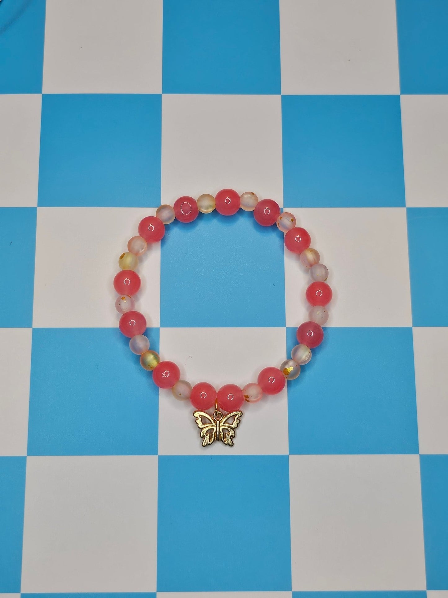 Blush Butterfly Bracelet - Twilight Boutique and Stationeries