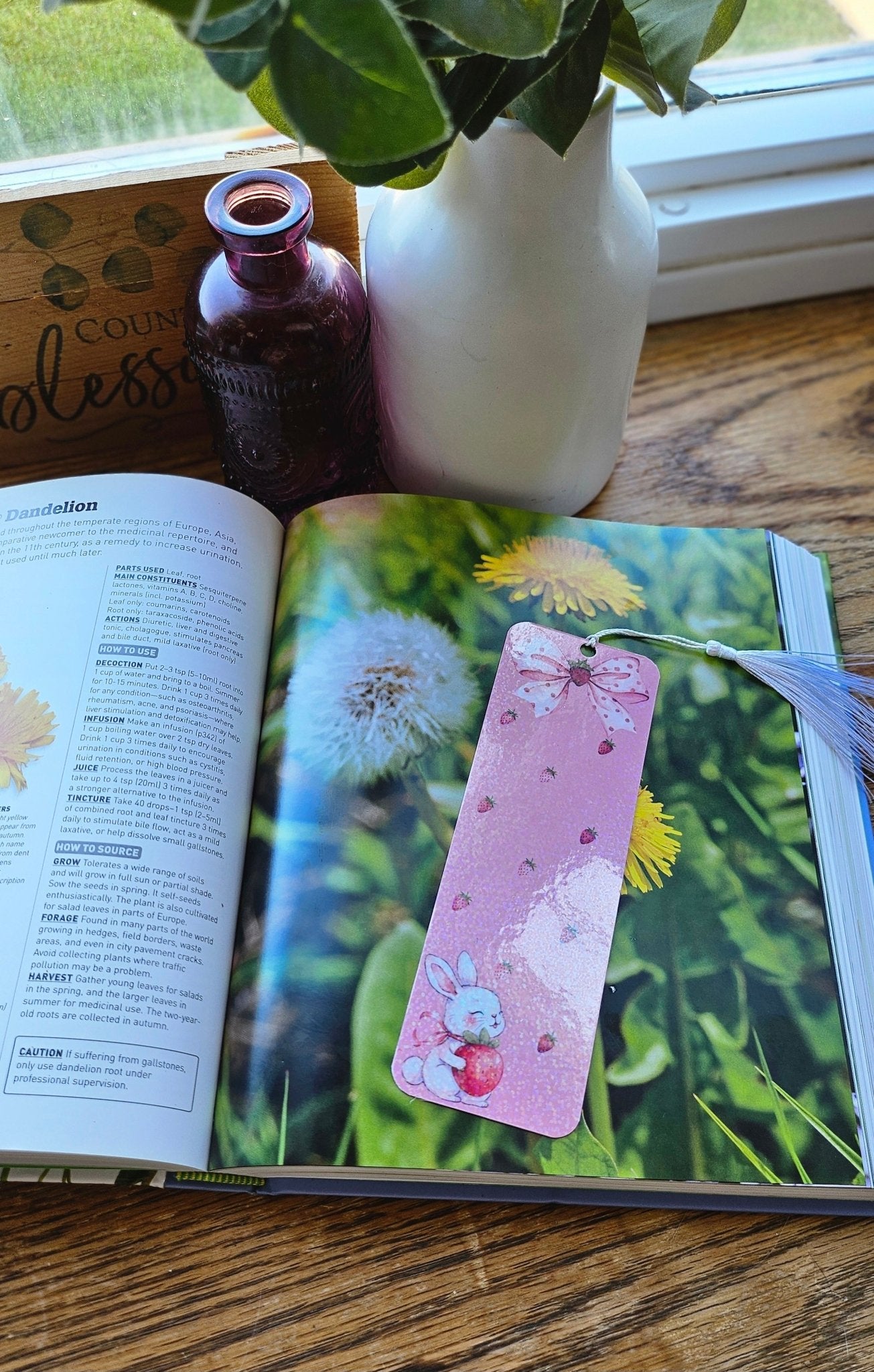 Bunny & Berries Bookmark - Twilight Boutique and Stationeries