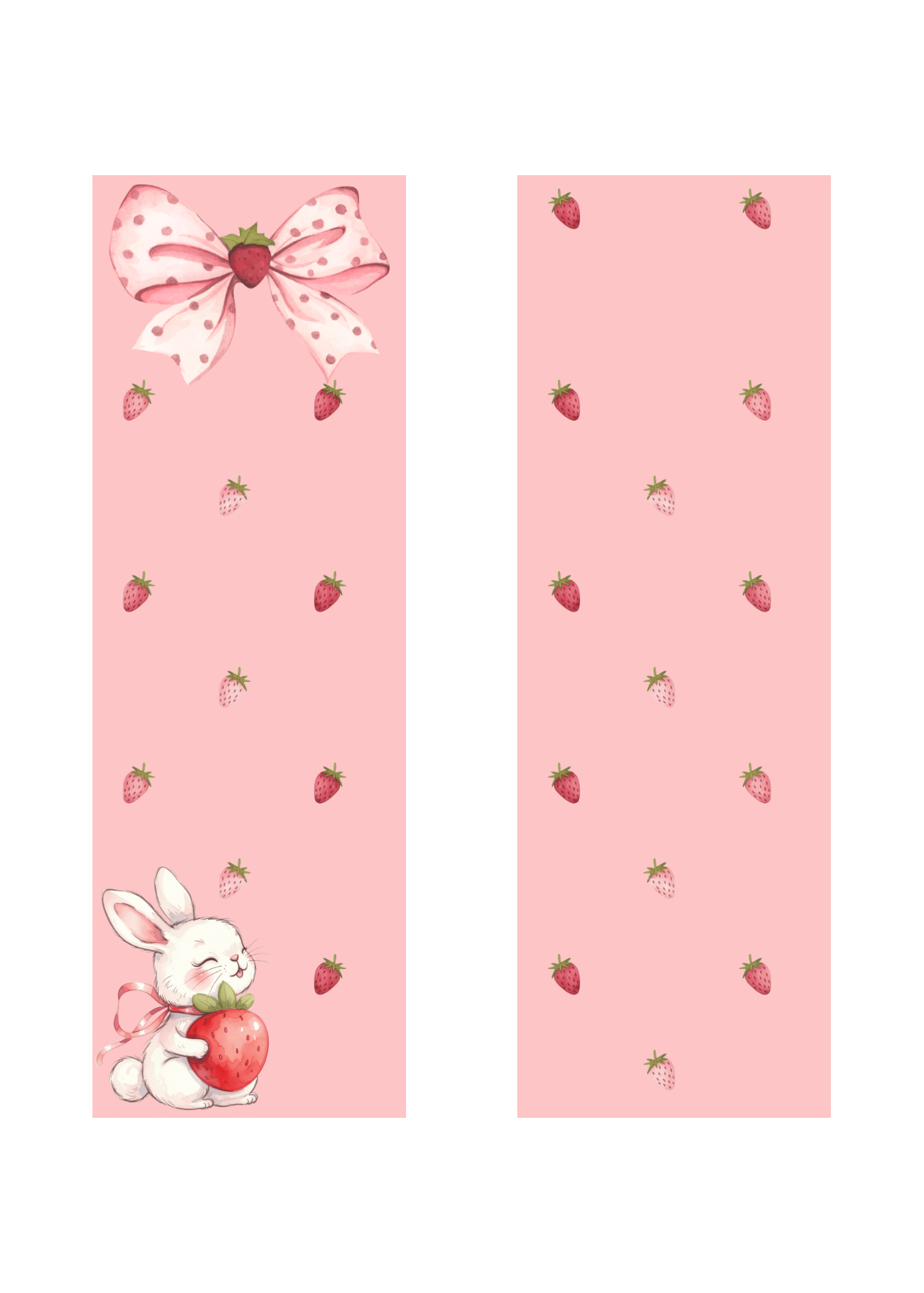 Bunny & Berries Bookmark - Twilight Boutique and Stationeries