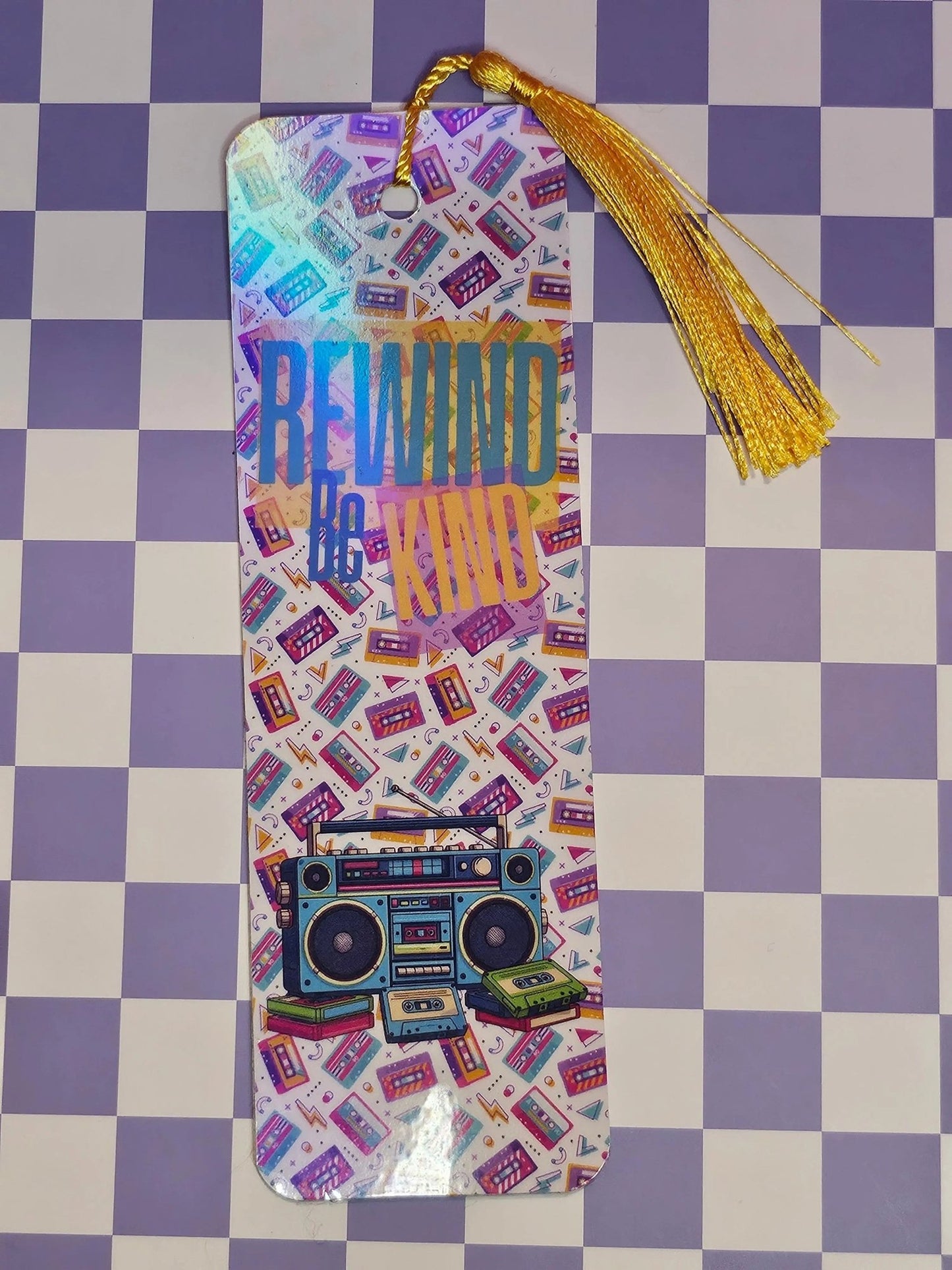 Rewind, Be Kind Bookmark - Twilight Boutique and Stationeries