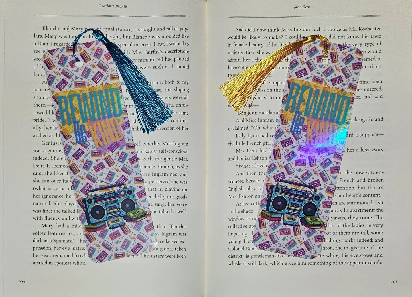 Rewind, Be Kind Bookmark - Twilight Boutique and Stationeries
