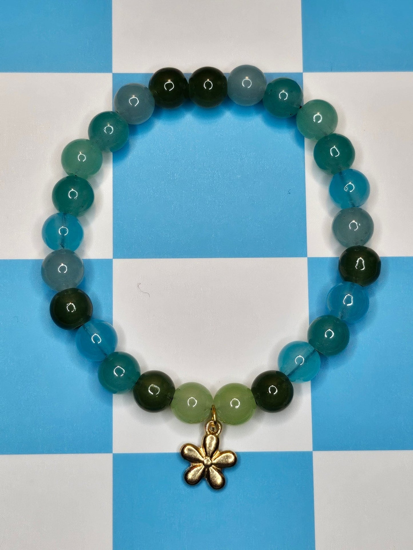 Seafoam Blossom Bracelet - Twilight Boutique and Stationeries